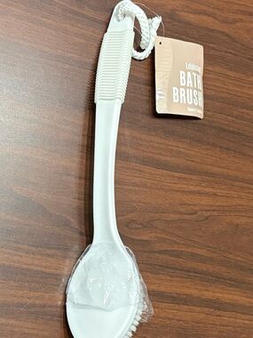 Home Collection Exfoliating Bath Brush - White